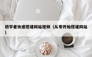 深圳初学者快速搭建网站视频（从零开始搭建网站）
